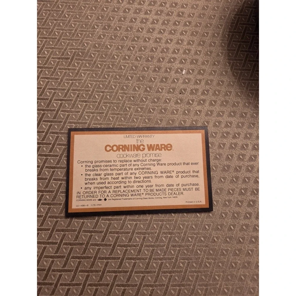 Vintage Corning Ware Menu-ette set P-100 6pc Saucepan Skillet IN SEALED BOX